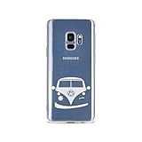 SCHUTZ - Die Handy-Hülle für das Samsung Galaxy S9 mit Oldtimer Druck schützt dein S9 optimal vor Kratzern, Staub und Abnutzung! Das halb-elastische Silikon dient als Handyhülle perfekt der Stoß-Absorbtion & fängt beim Aufprall die Erschütterung auf!