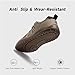 HOBIBEAR Fashion Minimalist Barefoot Shoes for Women Wide Toe Box & Zero Drop Sole | Lightweight Sneakers for Workouts & Walking Brown