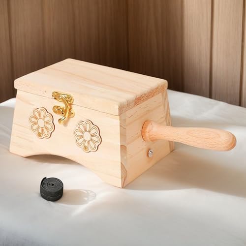Caja de Masaje Corporal de Madera con Correa para Abdomen y Espalda 3