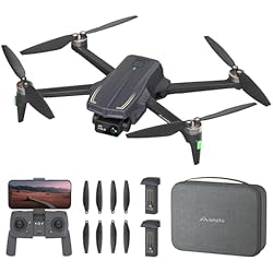 Ameta Drones with Camera for Adults 4k UHD, S20 Pro GPS Drone for Adults Beginners with 50 Mins Long Flight, Brushless Motor, Altitude Hold, Cool Toys Gifts for Men Boys(Under 249G)