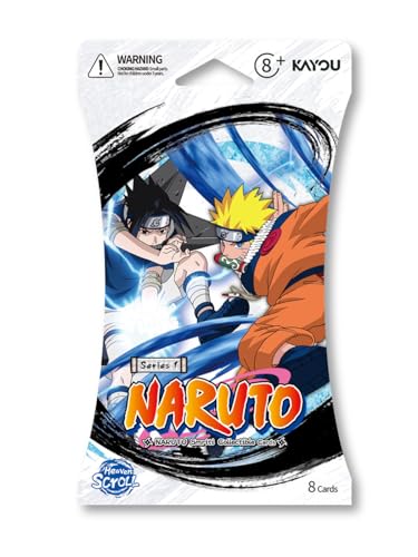 Kayou Naruto Smriti Collectible Card Heaven Scroll 001A Blister-Display (24 Booster Packs) Sammelkarten für Kinder und Erwachsene Alter 8+ EN-Version Sprachneutral