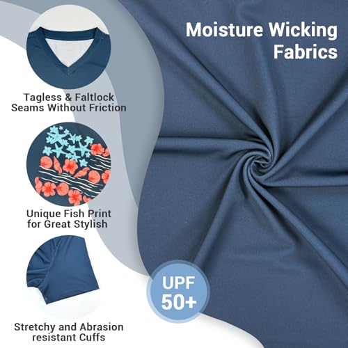 Palmyth Fishing Shirts for Women UPF 50+ Sun Protection Short Sleeve Lightweight Quick-Dry T-Shirt3