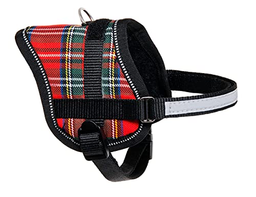 Karlie Teeny Weeny Geschirr B: 15 mm Br um: 31 - 40 cm XS rot-weiss