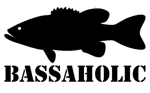 Bassoholic Bass Fishing Fisherman. Transfer tattoos tattooing temporary tattoos Cute Face stickers
