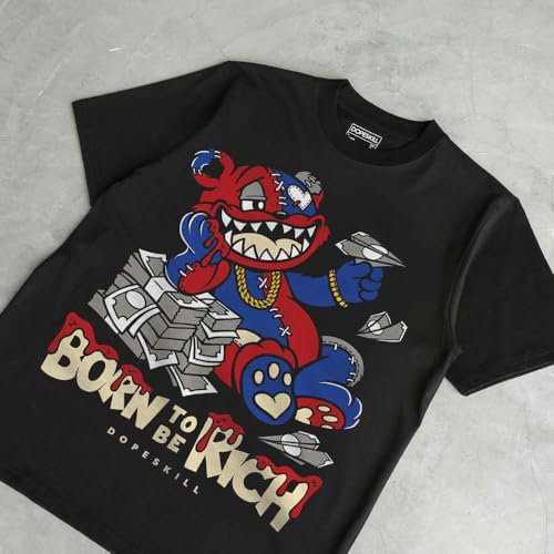 Image of DopeSkill Graphic Tee Streetwear Hip Hop Hypebeast Street Style Unisex T-Shirt Sneaker Colour Matching Shirts Cute Graphic