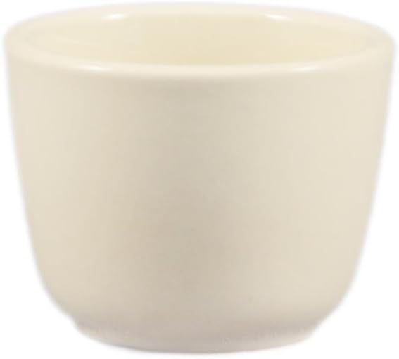 CAC China CTC-45 4.5-Ounce Stoneware Chinese Style Tea Cup, 2-7/8 by 2-3/8-Inch, American White, Box of 36