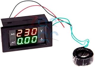 AC 300V 110V 220V 100A Digital Ammeter Voltmeter LCD Panel Amp Volt Current Voltage Meters Black