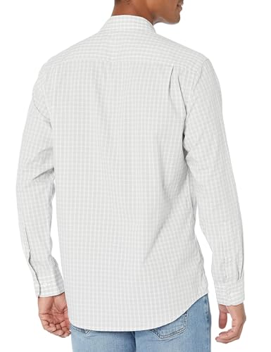 Image of Amazon Essentials Men's Regular-Fit Long-Sleeve Casual Poplin Shirt, Button Front, Business Casual, Collared