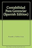 Contabilidad Para Gerenciar 9509445320 Book Cover