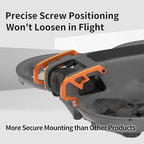 Image of Avata 2 Gimbal Guard & Bumper - Aluminum Alloy Protection Bar for DJI Avata 2 FPV Drone Accessories (Orange)