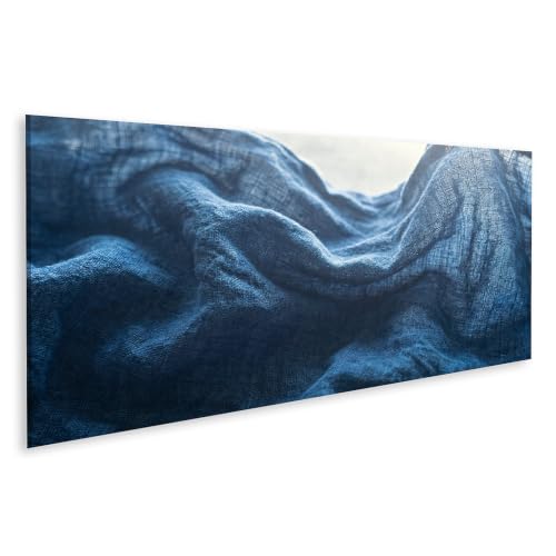 Tableau sur toile bleu indigo élégant pour habiller un grand mur