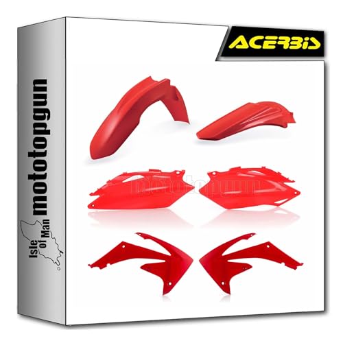 Cache carénage rouge Acerbis 0013148.110 plastique de protection Honda CRF 450 R