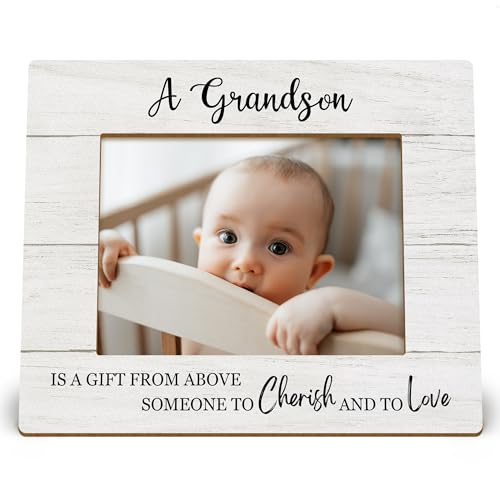 XNXLDYLH Grandkids Grandchild Grandchildren Grandson Baby Picture Photo Frames Mothers Grandparents Day First Time Grandma Grandpa Gifts Grandma Grandpa Grandparents Picture Photo Frame for 5x7Photo
