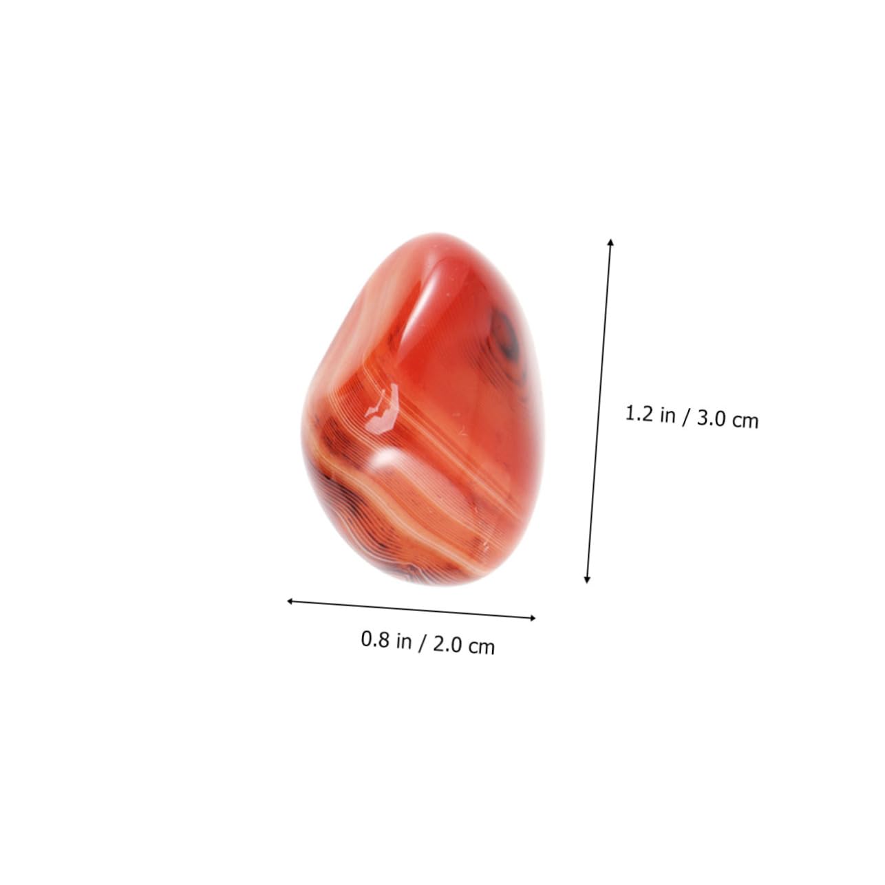 Didiseaon 3pcs Healing Stone Sardonyx Pebble Fish Shaped Plates Agate Decor Cactus Plants Agate Palm Stones Stone Decor Cactus Gravel Crystal Agate Irregular Palm Stone Natural Cherry Tree