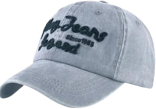 Handcuffs Unisex Denim Cap Lightweight Sports Cap with Adjustable Strap Free Size Summer Casual Hats
