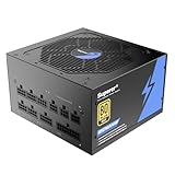 Superer 850W Power Supply, 80 Plus Gold Certified, Fully Modular, Low Noise - 105°C Japanese Capacitors, Silent FDB Fan