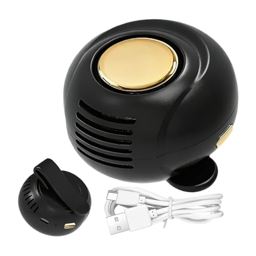 Pruojhw Pequeño Ventilador con Pinza - Recargable, Sin Aspas, Refrescante Portátil - Ventilador Eléctrico Portátil con Pinza - para Oficina en Casa Viaje Exterior Camping Senderismo Playa