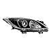 KAX Headlight Assembly for 2010-2013 Mazda 3 For 2010-2013 Mazda 3 Sport Clear Reflector Clear Lens Black Housing BBM4510L0K, BBM4510K0K MA2518130,MA2519130
