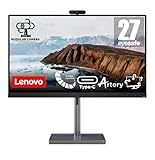 Cámara web Lenovo LC50 con 90 grados de rango de visión y resolución 1080p; micrófonos dobles integrados con cancelción de ruido