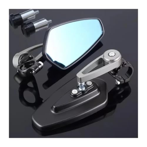 Espejo moto retrovisor manillar redondo para motocicleta Sur-Ron SX plata retro