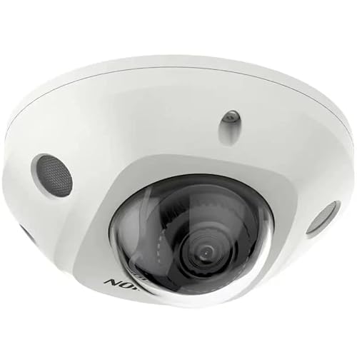 wiztronic PoE Dome IP Camera DS-2CD2543G2-IS 2.8mm Lens 4MP AcuSense Built-in Mic IR H.265 IP67 Waterproof IK08 Original International Version
