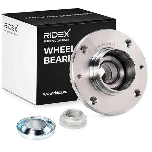 RIDEX 654W0585 Kit de roulement de roue des deux côtés du pont Arrière avec bague ABS convient pour PEUGEOT 207 3/5 portes (WA, WC)