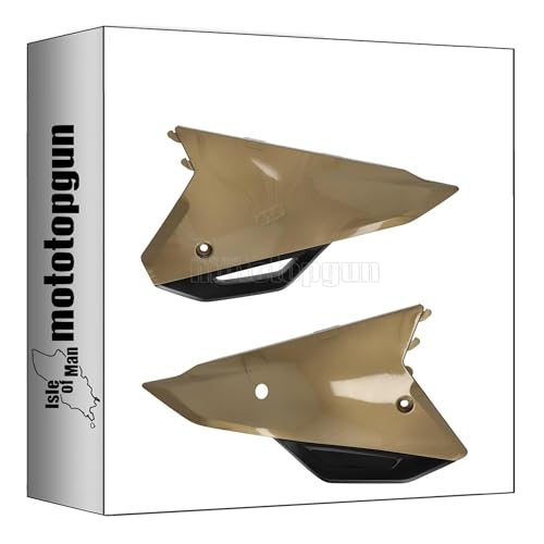 Fini les plastiques cassés avec les side panels Acerbis 0024560.335 or noir pour CRF 250RX