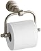 KOHLER K-6828-PB IV Georges Brass Horizontal Toilet Tissue Holder, Vibrant Polished Brass