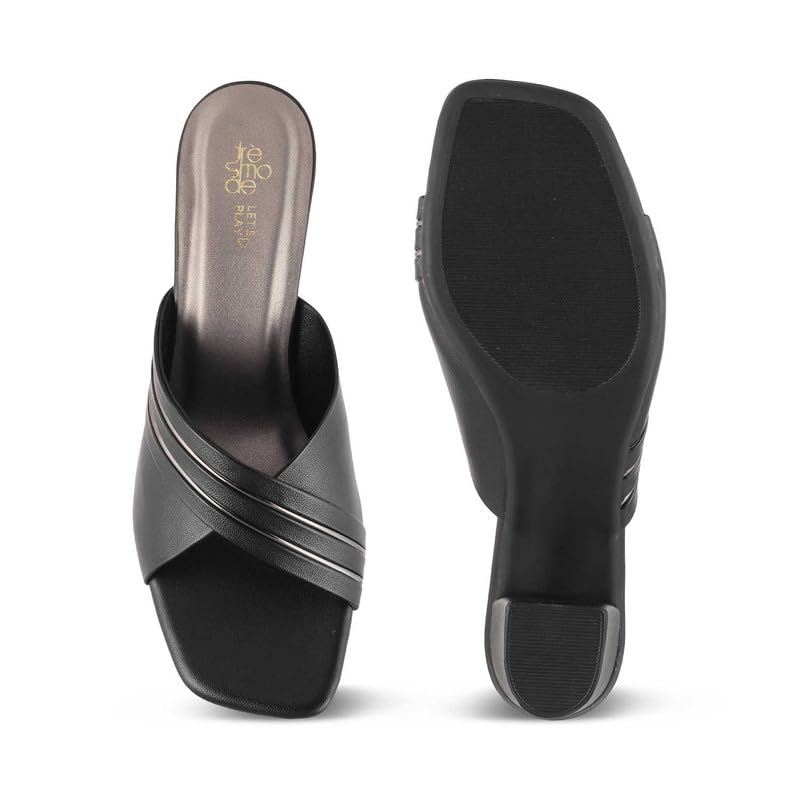 Image of tresmode Women Dress Block Heel Sandals