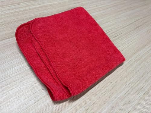 Image of Microfiber Cloth Plush Towel Exterior (Pack of 2) | Car & Home Cleaning | Super-Absorbent | Rub on Tough Stains | Ideal for All Surfaces | Size: 40 x 40 cm