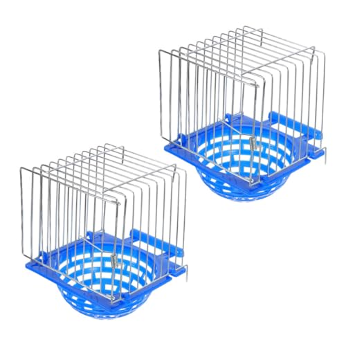 SAFIGLE 2個 オウム 巣 鳥 ケージ 巣 洗面器 屋外 鳥 ハウスチック 鳥