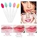 5Pcs Lip Scrubber Exfoliator,Pore Scrub Brush for Face,Nose Scrubber,Silicone Lip Pore Cleansing Brush for Exfoliating, Massageing, Blackheads Removal, Color Skin Care, DIY Masks
