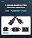 Power Cord Cable for Amplifier Musical Peavey Vox Guitar Amp PC AC Amplifiers, 18 AWG Universal 3 Prong Replacement AC Power Cord Cable 6 FT