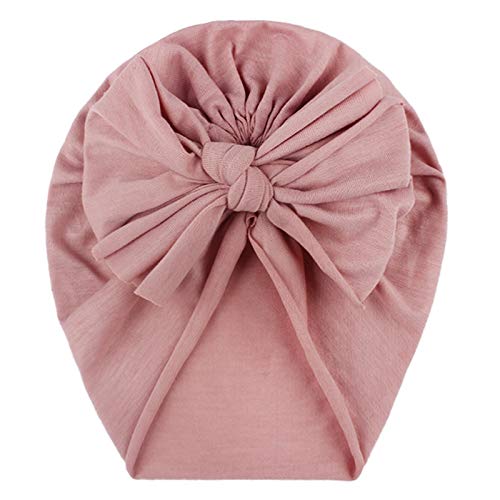 Bébé Chapeaux Turban Coton Doux Arc Bande Noeud Bébé Filles Toddler Enfants Doux Mignon Bonnet Nouveau-Né Elastique pour 0-3 Ans (J) Cover