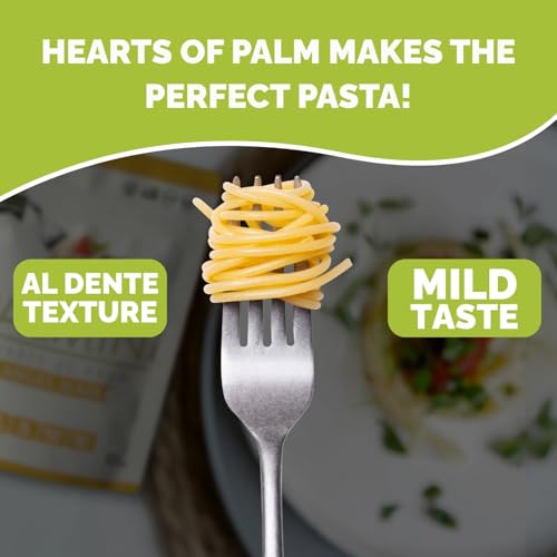 Palmini Low Carb Angel Hair Pasta Carb 4g As Seen On Shark Tank Palm Nut Pasta 340g/12oz (Pack of 1)