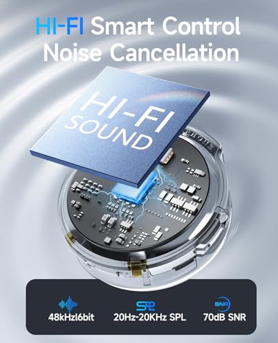 Image of Wireless Lavalier Microphone for iPhone: ๐๐H with Charging Case | Microphone for iPhone & Android -30dB Noise Reduction - Plug & Play - Mini Mic for Vlogging TikTok YouTube