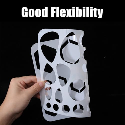 ORIGACH Mandala Schablonen, Mandala Malerei Schablone, Wiederverwendbare DIY-Bastelschablonen, Wand Malen Schablonen, Malschablone für Malerei Holz Wand Deko, 30×30 CM