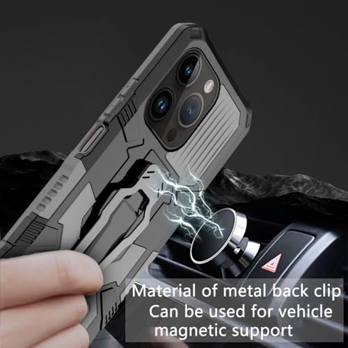 Coque iPhone 16 Pro Max avec support et clip ceinture antichoc - 2