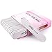 25pcs - PANA Mini Double-Sided Emery Nail File for Manicure, Pedicure, Natural, and Acrylic Nails - Zebra (Grit 180/180)