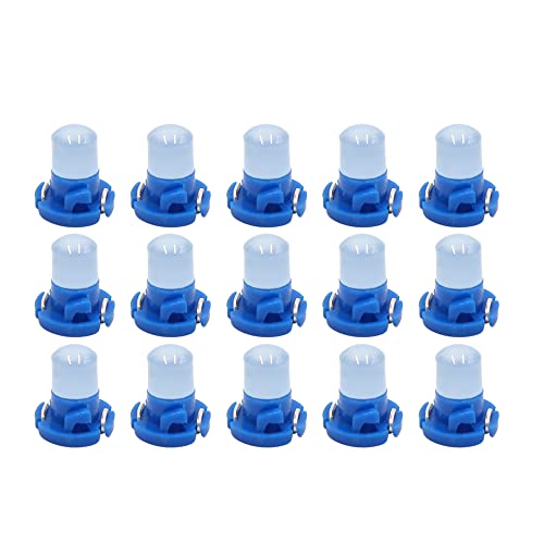 uxcell 15pcs Luz LED azul T4.2 12V para tablero automotriz
