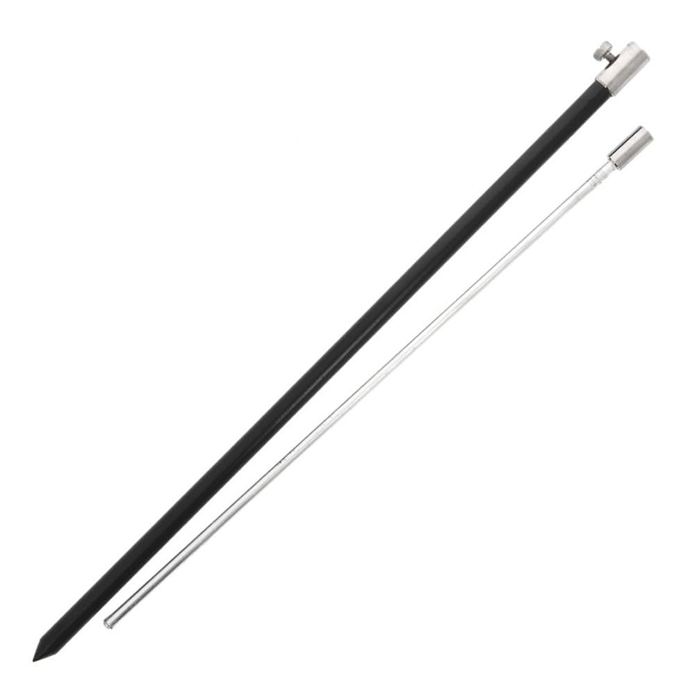 Ruten-Auflagen Set - 2 Teleskop Bank-Sticks 50-90 cm, 2 Buzzer-Bars, 2 Rutenhalter, 2 Bissanzeiger, Angelrutenhalter Set, Rutenauflage, Angelhalter, Angelrutenständer