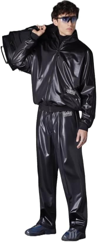 adidas Men's Blue Version Chile 62 Tailored Pants, Black, XL