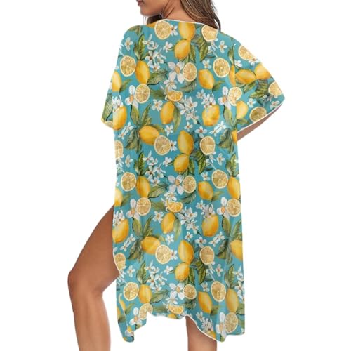 Kimono de playa para vacaciones de mujer que soluciona el cambio de ropa rápido en el hotel
