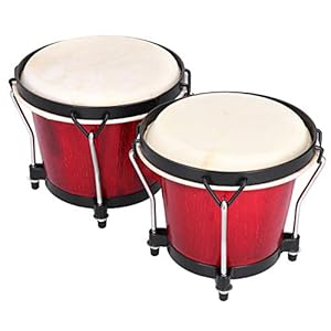 Lichtgewicht muziekinstrumenten Hout Bongos voor Drum Beginners