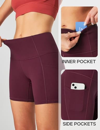 Image of Heathyoga Yoga Pants with Pockets Extra Soft Leggings with Pockets for Women Non See-Through High Waist Workout Leggings