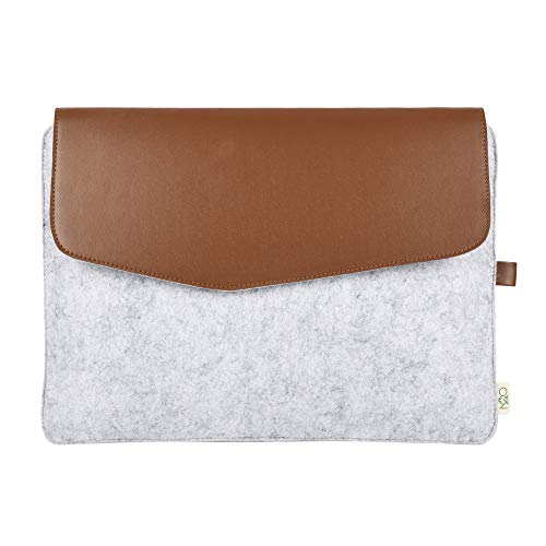 Image of OON 14 Inch Laptop Sleeve Thin Felt Grey (Light Grey, 14 Inch)