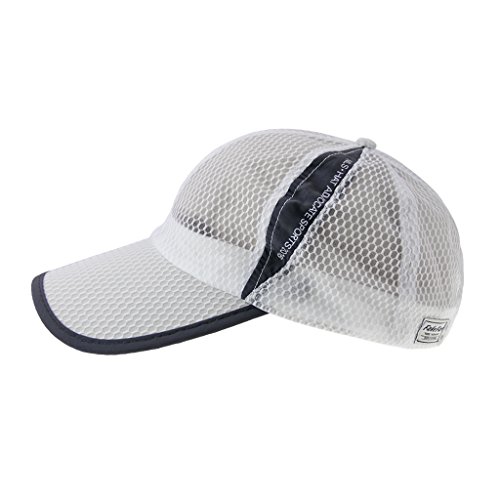 image for FakeFace Womens Mens Quick Drying Mesh Baseball Cap Breathable Sun Pro