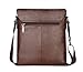 Shoulder Bag Business Man Bag Messenger Bag for Men Crossbody Bag(brown)