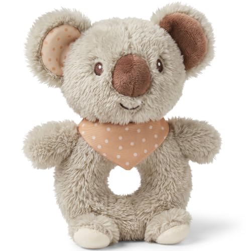 Homery Babyrassel Koala, Greifling Baby, Baby Spielzeug 0 Monate