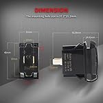 DaierTek-42A-Rocker-Dual-USB-Car-Charger-Adapter-Socket-Waterproof-Blue-Led-Digital-Voltmeter-for-Rocker-Marine-Switch-Panel-on-Boat-RV-Vehicle